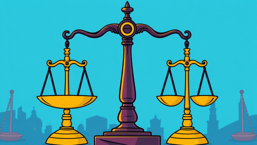 주요 형사 사건, 법적 쟁점은? (cartoon 스타일)