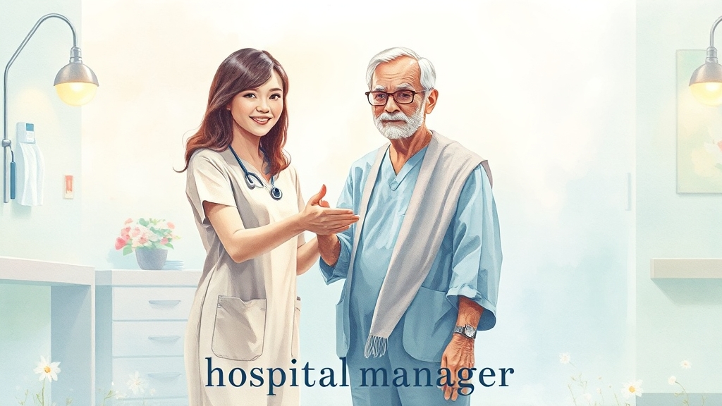 병원동행매니저란? (watercolor 스타일)