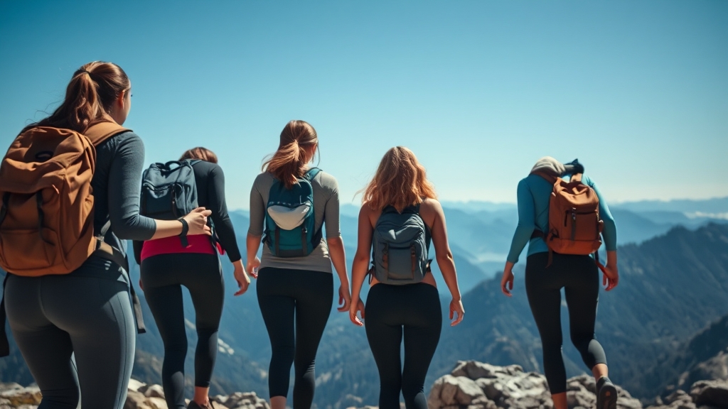 레깅스 등산, 트렌드 넘어 문화로? (realistic 스타일)