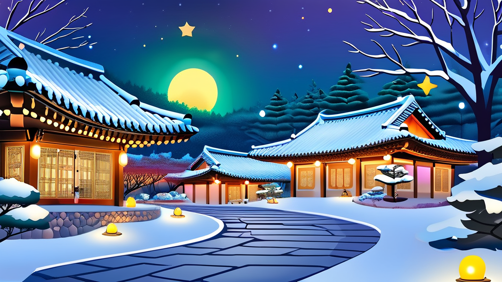 특별한 날, 특별한 할인: 야간선물 이벤트 총정리 (illustration 스타일)