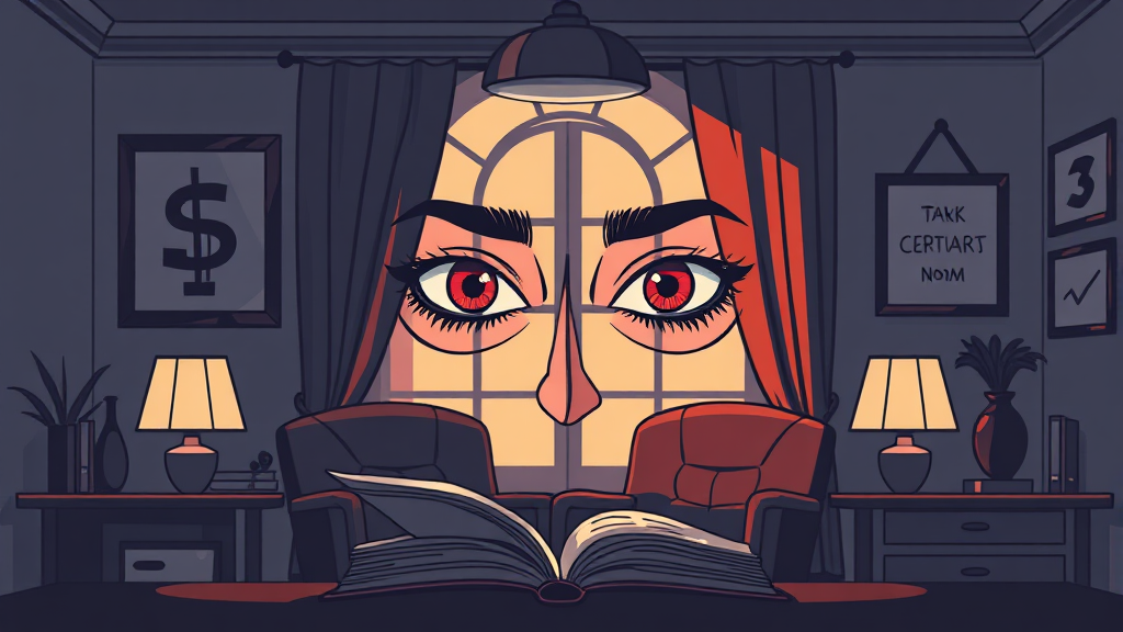 리딩방 사기 수법 파헤치기 (illustration 스타일)