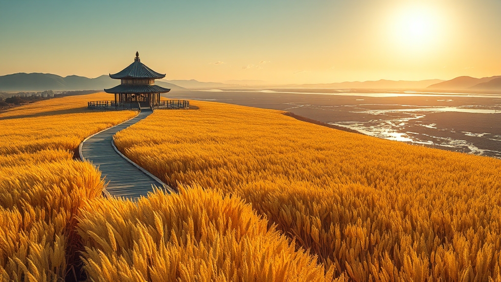 용산전망대 주변 경관 (realistic 스타일)