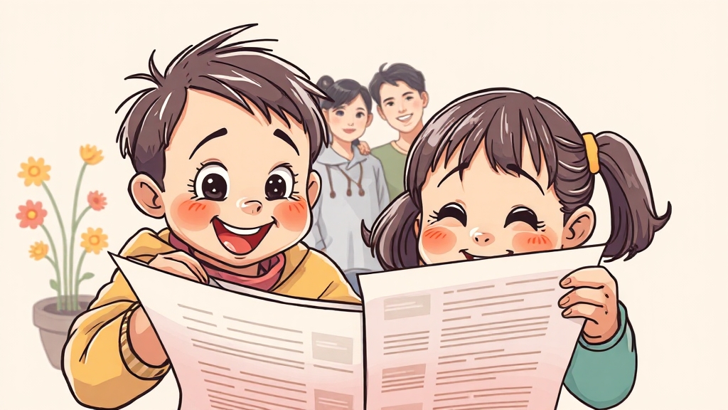 다자녀 기준 & 신청법 (cartoon 스타일)