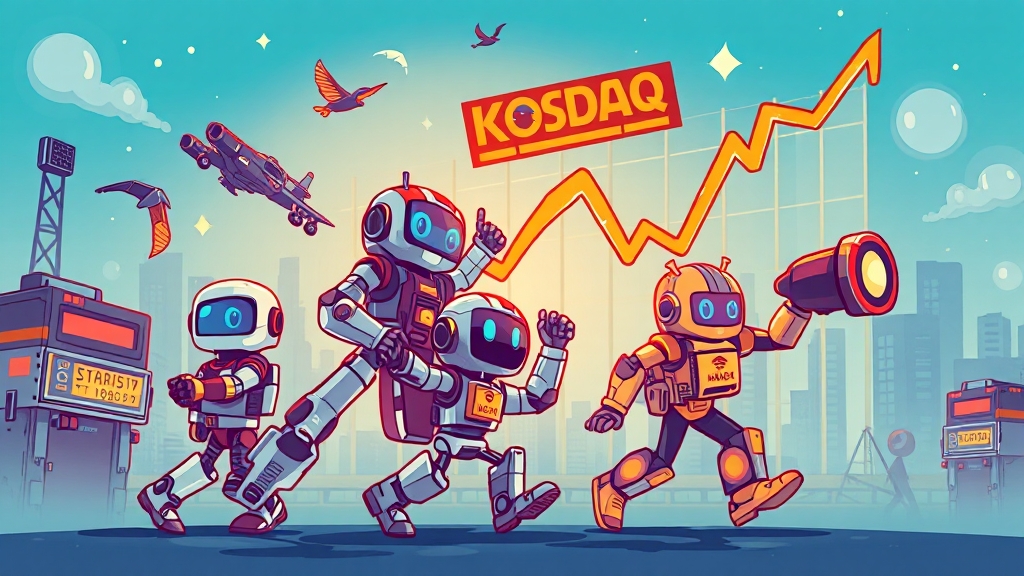 최근 주가 변동 및 시총 흐름 (cartoon 스타일)