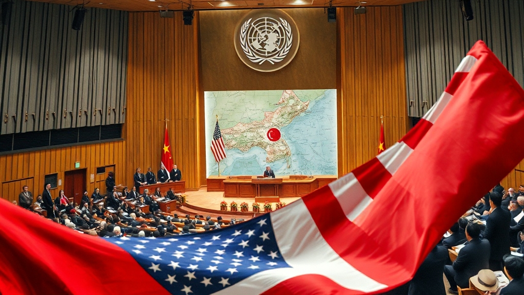 정치 및 외교 소식 (realistic 스타일)