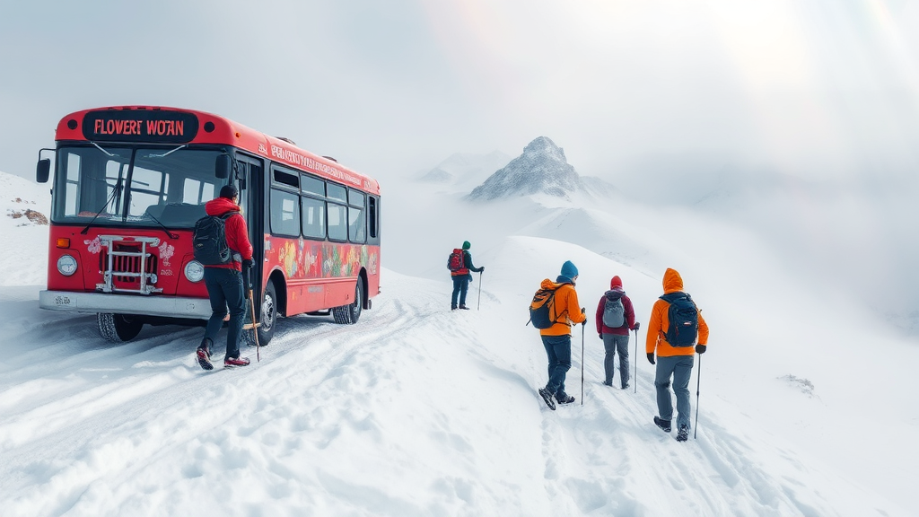 눈꽃버스 200% 활용 꿀팁 (watercolor 스타일)