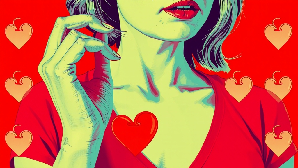 빈혈의 9가지 대표 증상 (popart 스타일)