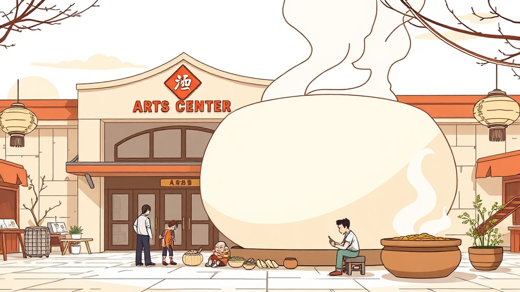 구월놀부만두 위치 및 정보 (illustration 스타일)