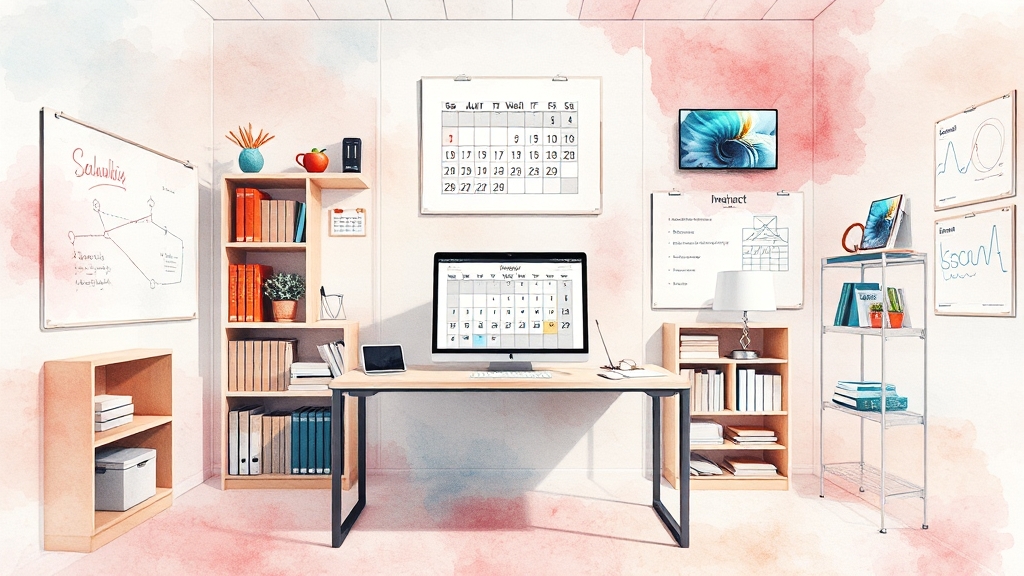 LMS 활용, 스마트하게 사용해요 (watercolor 스타일)