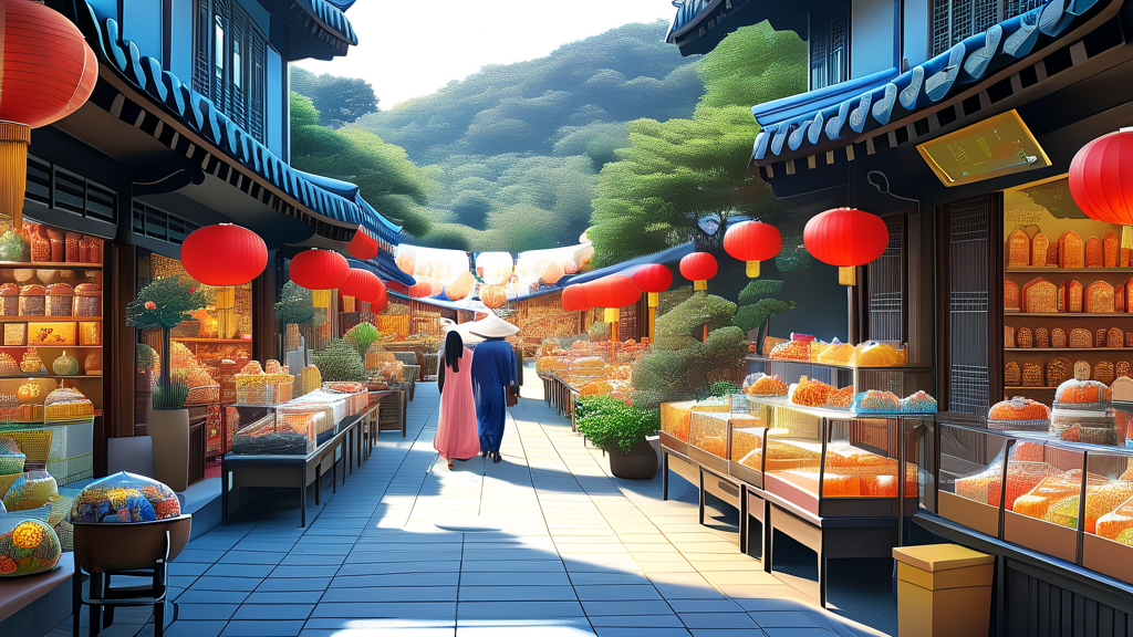 아기자기한 보물찾기: 특별한 기념품과 소품 쇼핑 (realistic 스타일)