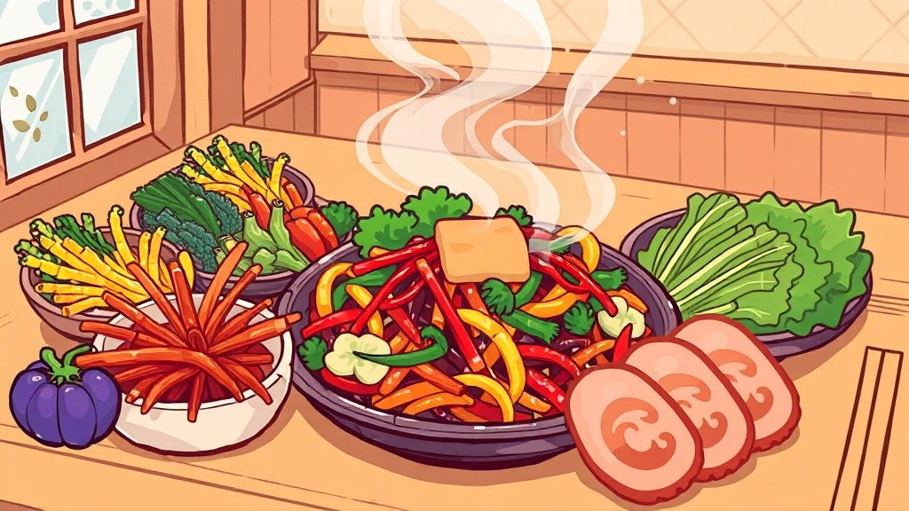 신선한 재료 준비가 기본! (cartoon 스타일)