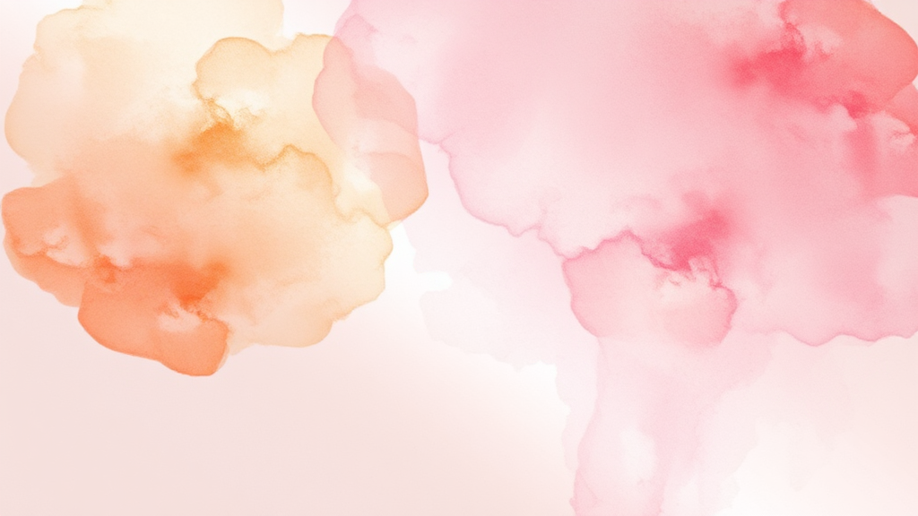 깨끗한 피부를 위한 올바른 세안법 (watercolor 스타일)