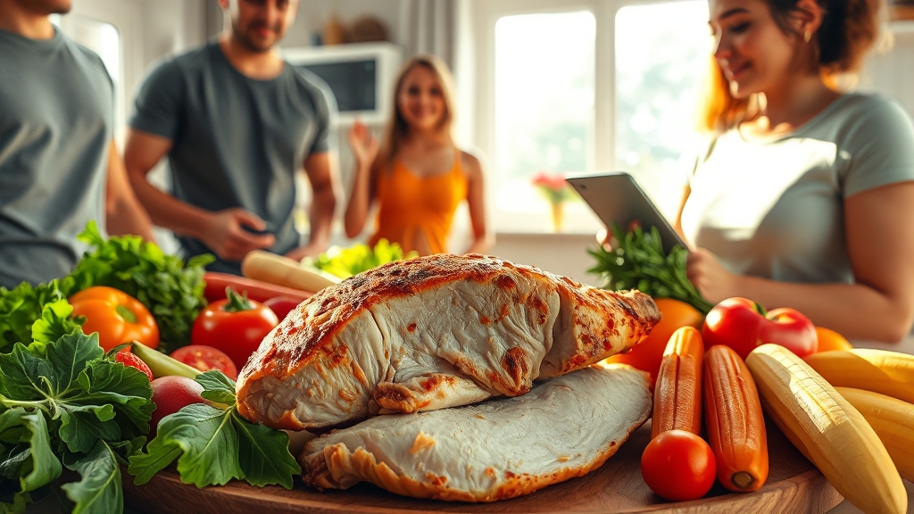 식단 관리, 어떻게 해야 할까요? (realistic 스타일)