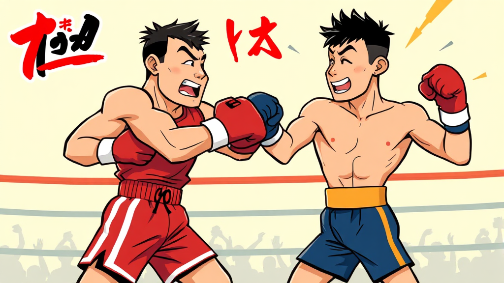 향후 경기 전망 (cartoon 스타일)