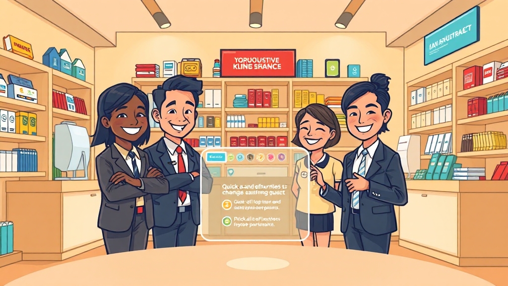 보험 문의, 어떻게 해야 할까요? (cartoon 스타일)