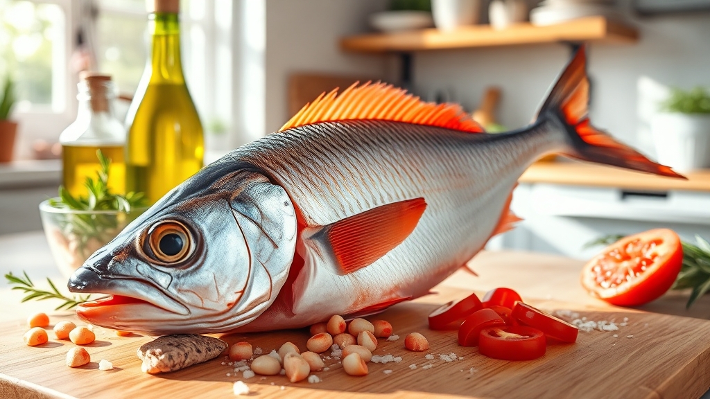 고등어, 슈퍼푸드 등극! (realistic 스타일)