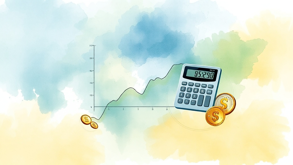 대출 유형별 이자 계산 특징 (watercolor 스타일)