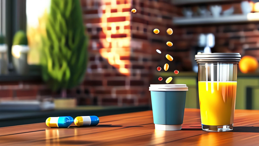 비타민 B 흡수율을 높이는 섭취 방법과 팁 (realistic 스타일)