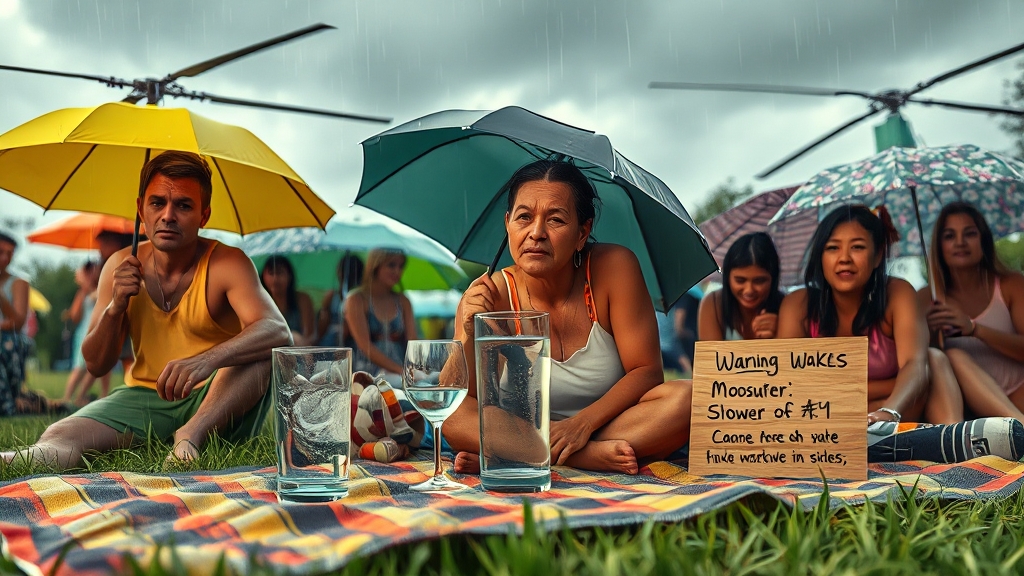 날씨 및 생활 정보 (realistic 스타일)