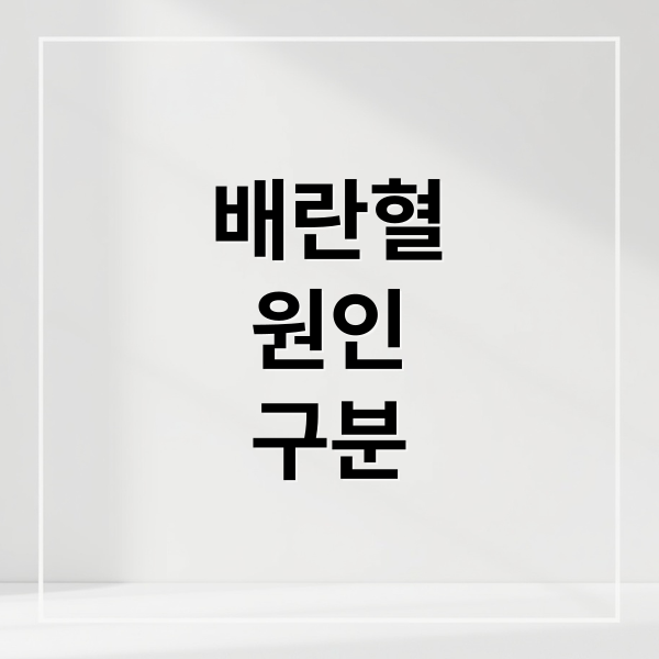 배란혈
원인
구분 (배란혈)