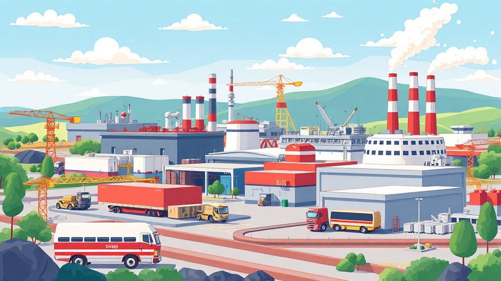 현대ADM의 산업 환경 및 경쟁 구도 (cartoon 스타일)