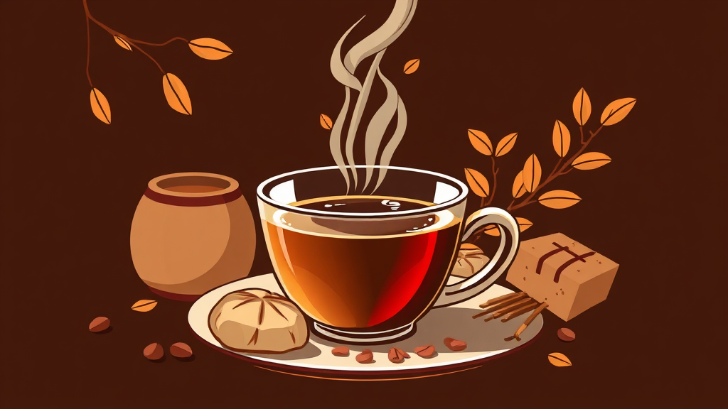 디카페인 커피, 정말 건강할까? (illustration 스타일)