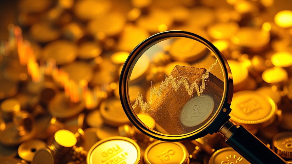 금 시세 변동 요인 분석 (realistic 스타일)