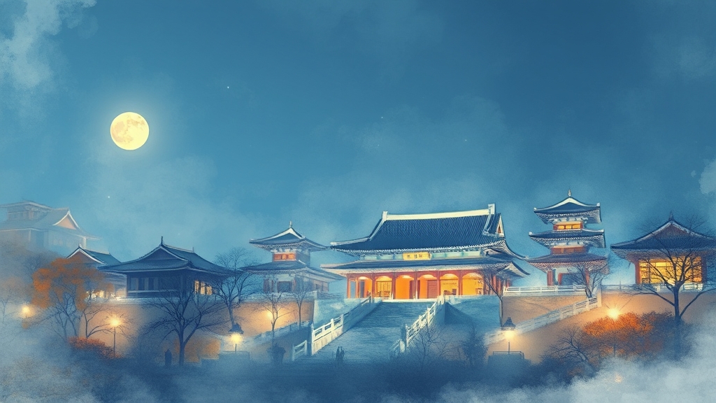 관람 코스 추천: 핵심 명소 (watercolor 스타일)