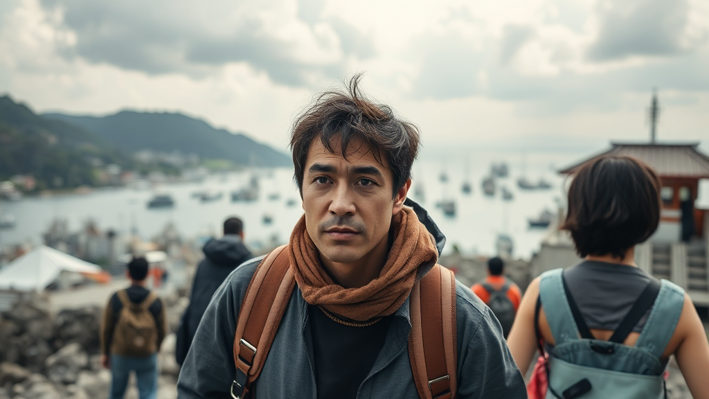 최근 일본 지진 발생 현황 (realistic 스타일)