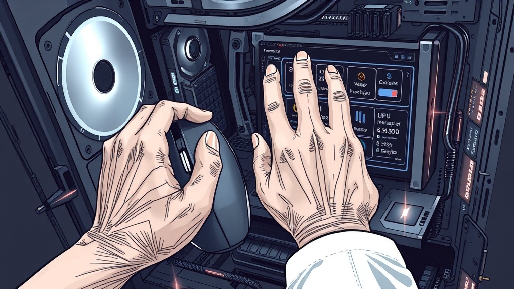백그라운드 프로그램 관리 (illustration 스타일)