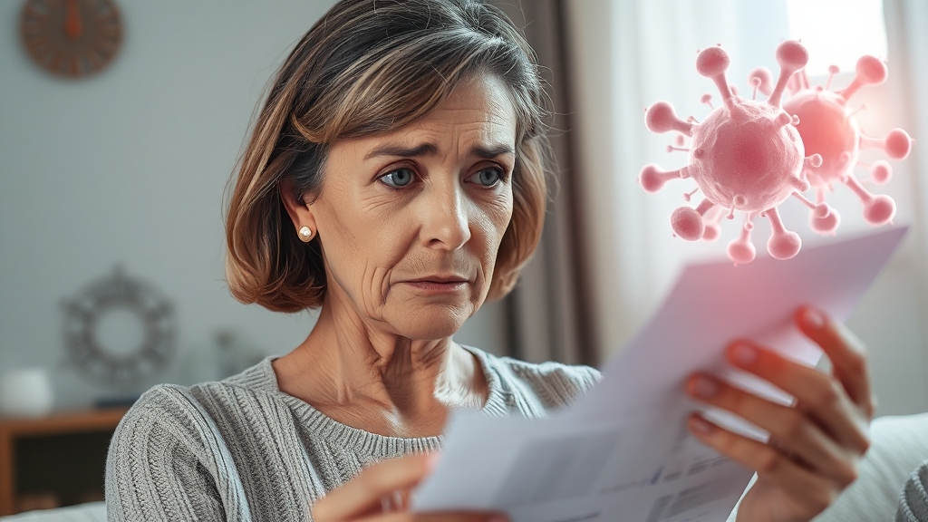 50대 암보험 가입 시 고려사항 (realistic 스타일)