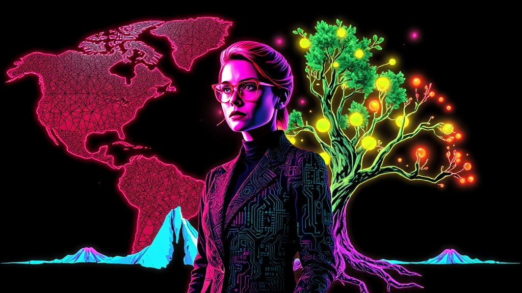 향후 세계 경제 전망과 고려 사항 (popart 스타일)