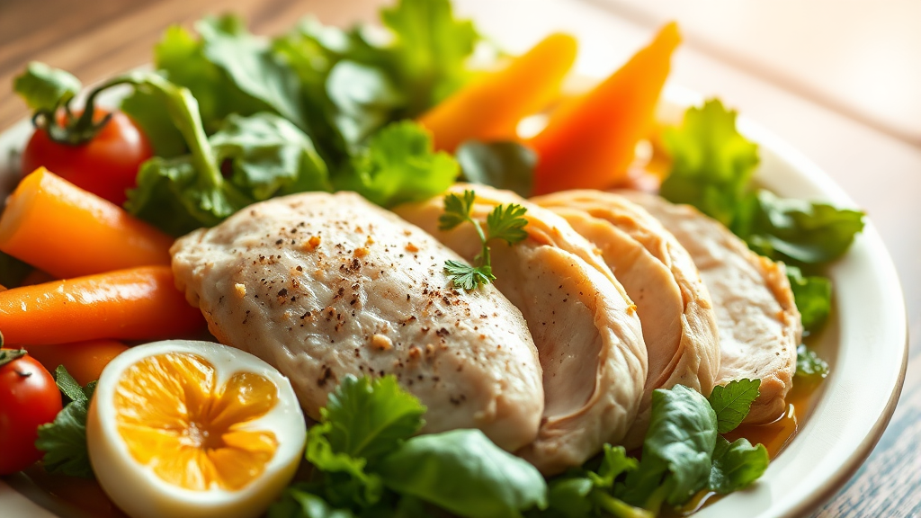 성공적인 식단 관리 (realistic 스타일)