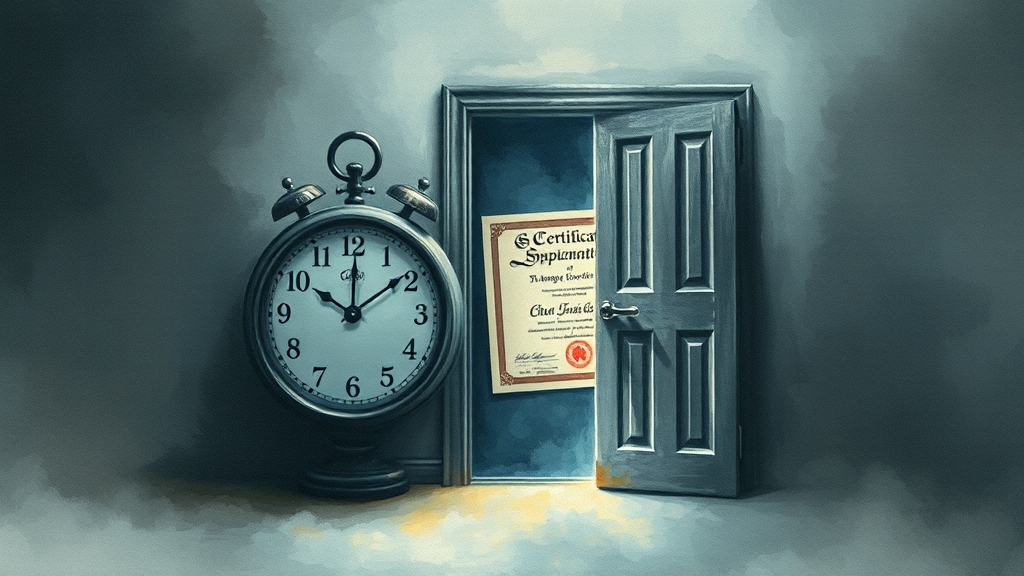 교육 미이수, 어떤 문제가 생길까요? (watercolor 스타일)