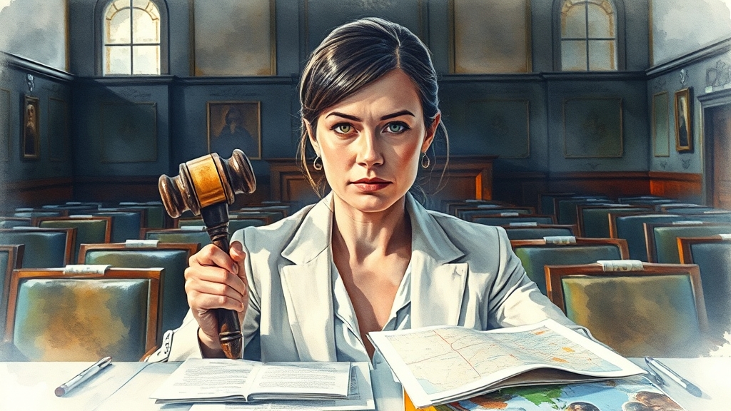 부동산 소송, 증거 확보가 승패를 가른다! (watercolor 스타일)