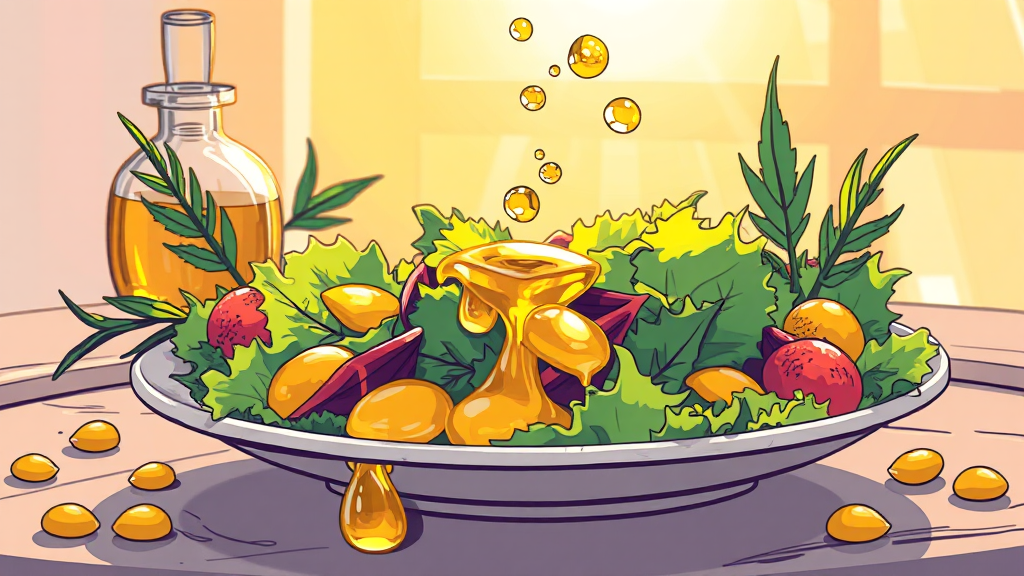 대마종자유, 섭취 방법 및 용량 (illustration 스타일)