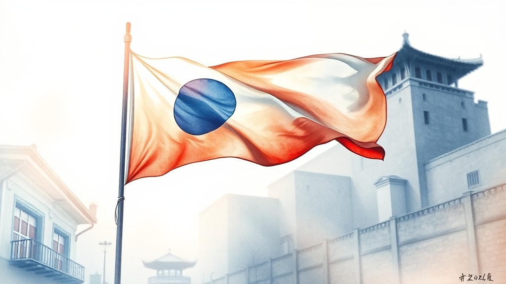 광복절의 의미를 되새기다 (watercolor 스타일)