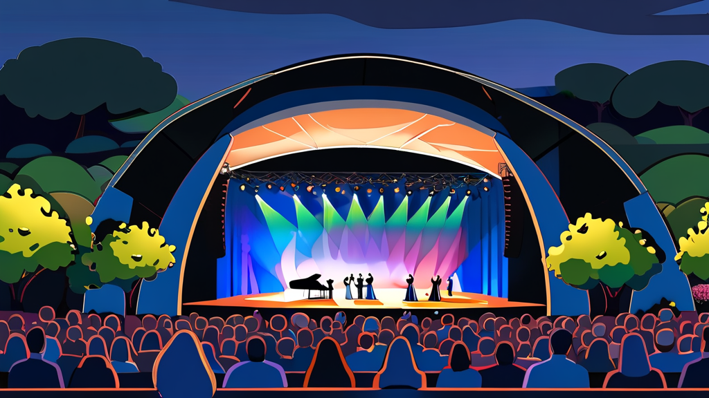 콘서트 관람 포인트와 특별한 경험 (cartoon 스타일)