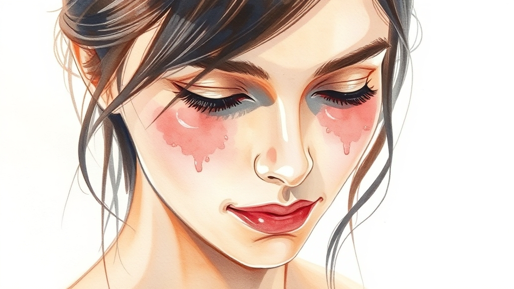 내 다크서클은 어떤 유형일까? (watercolor 스타일)