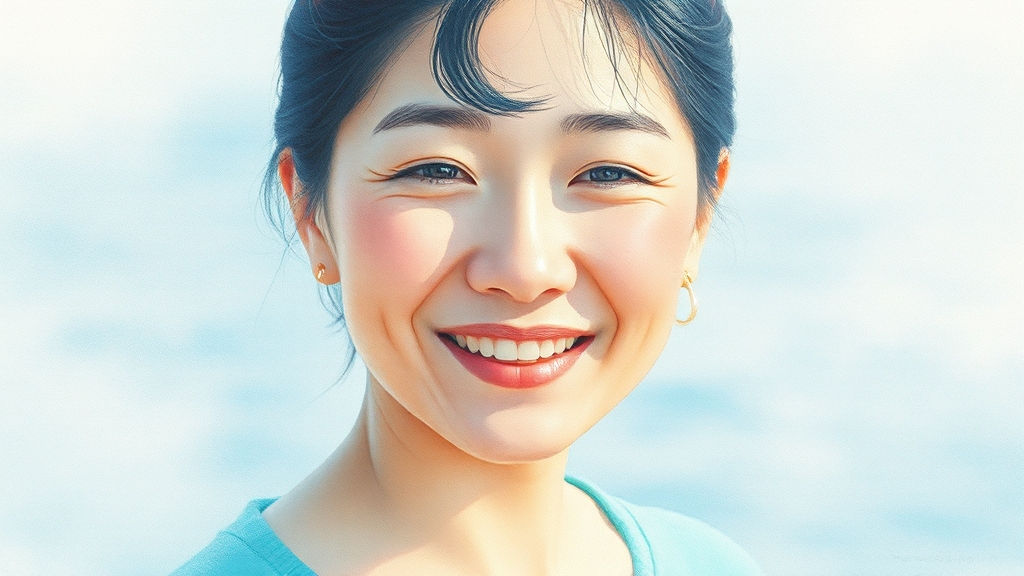 울릉도 주민들의 속사정 (watercolor 스타일)