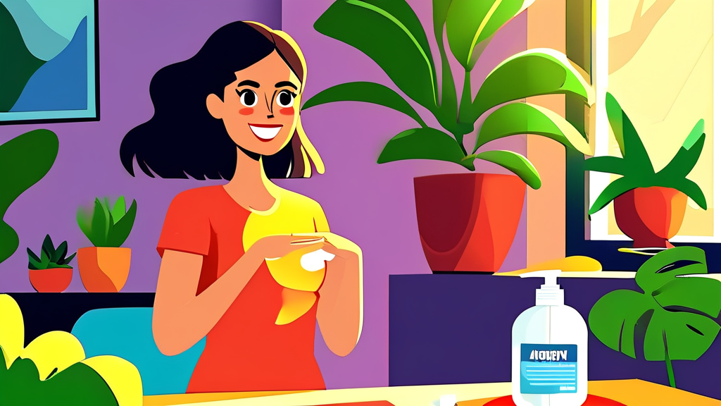 집에서 하는 여드름 홈케어, 효과 있을까? (cartoon 스타일)