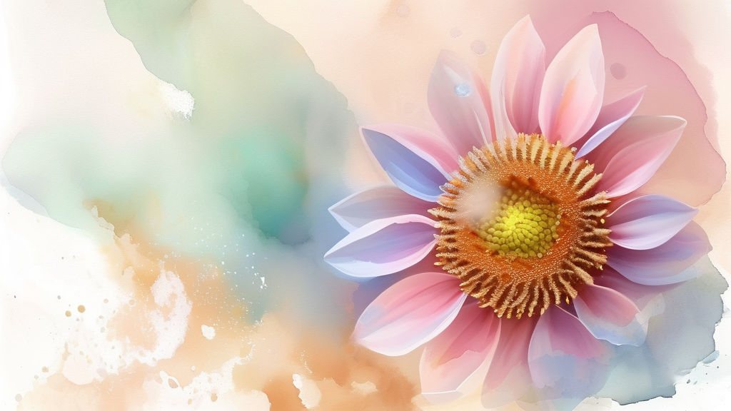 안약 외 꽃가루 알레르기 눈 가려움 관리법 (watercolor 스타일)