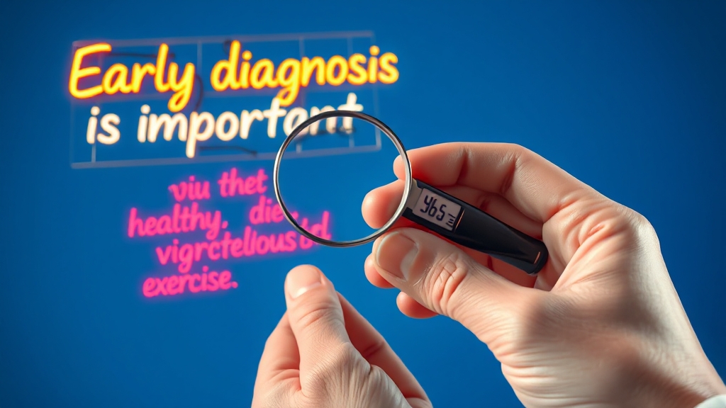 초기 증상 발견 시, 즉시 대처! (realistic 스타일)