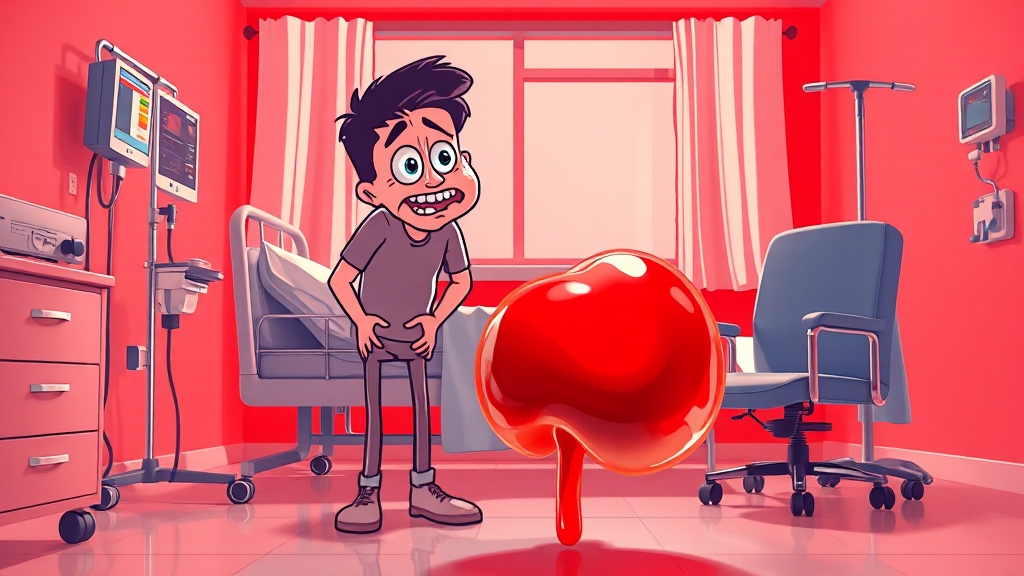 병원 방문, 언제 해야 할까요? (cartoon 스타일)