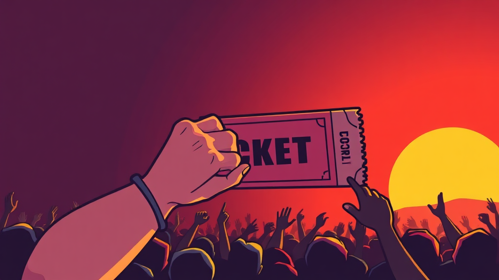 티켓팅 성공 전략 (cartoon 스타일)