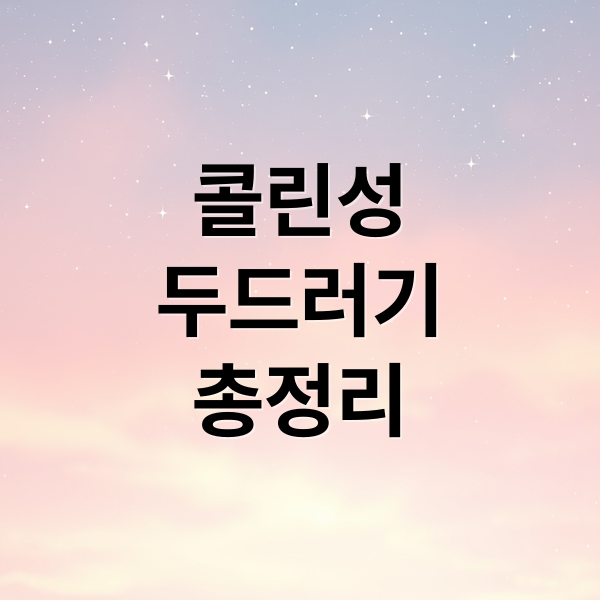 콜린성
두드러기
총정리 (콜린성 두드러기 원인 증상 예방)