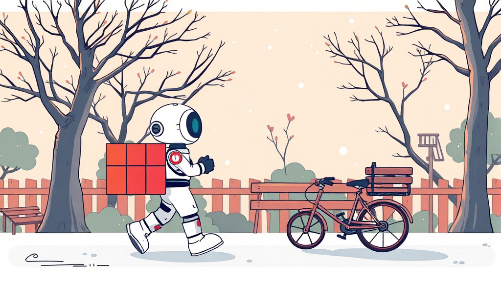 로봇 서비스 관련 문의처 (illustration 스타일)