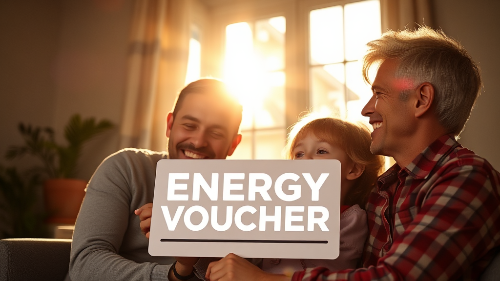 에너지바우처 신청 방법 (realistic 스타일)