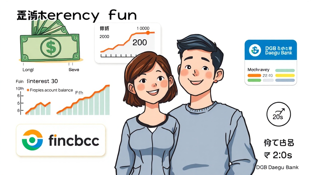 금리, 상환 방식 및 유의사항 (cartoon 스타일)