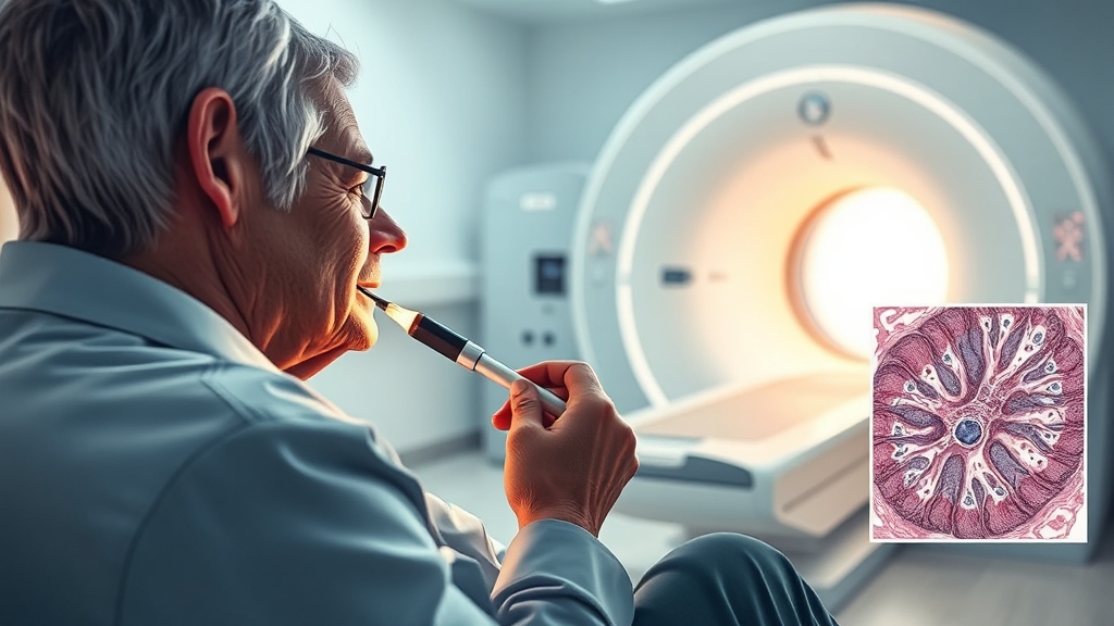 담도암 진단, 어떻게 이루어질까? (realistic 스타일)